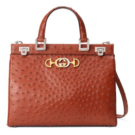 gucci ostrich bag price|gucci ostrich top handle bag.